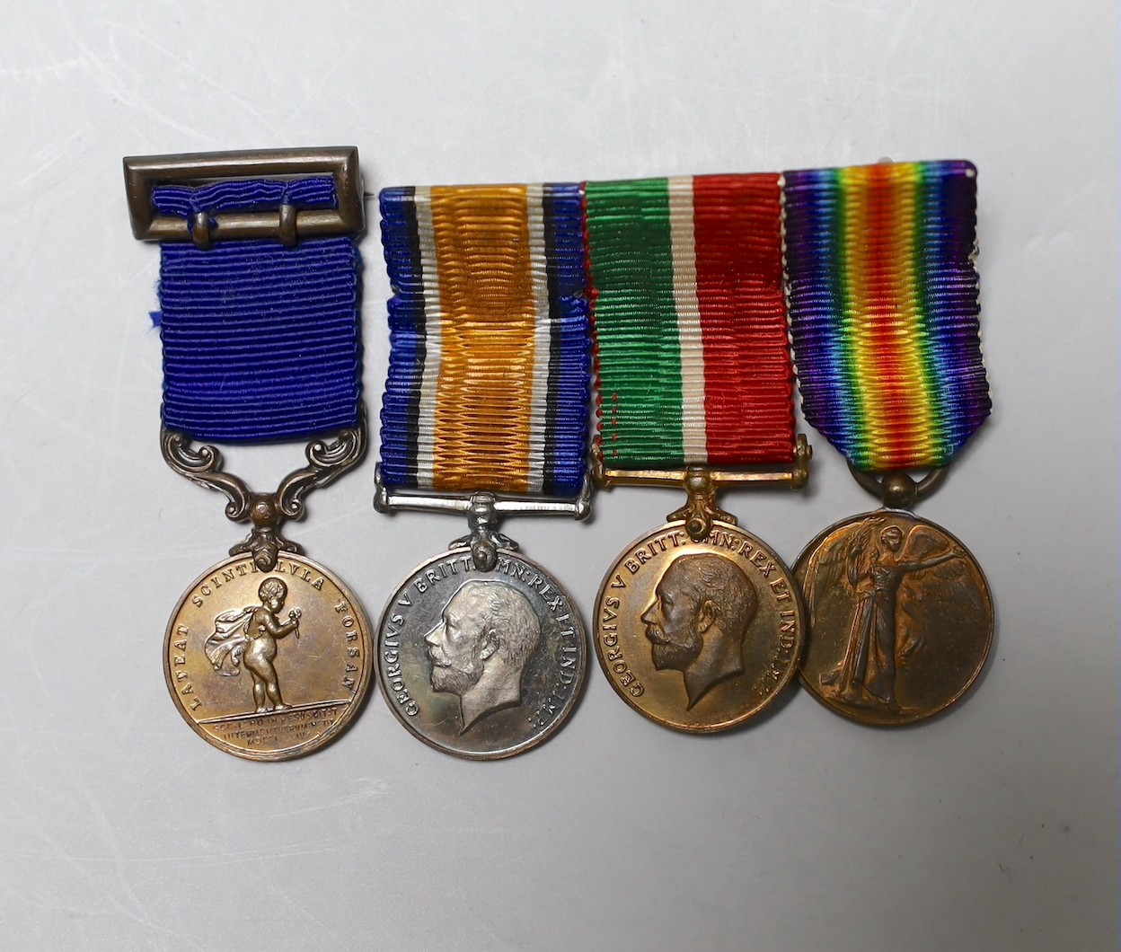 A Great War trio to Staff Nurse Williams, with cased Royal Red Cross and miniatures